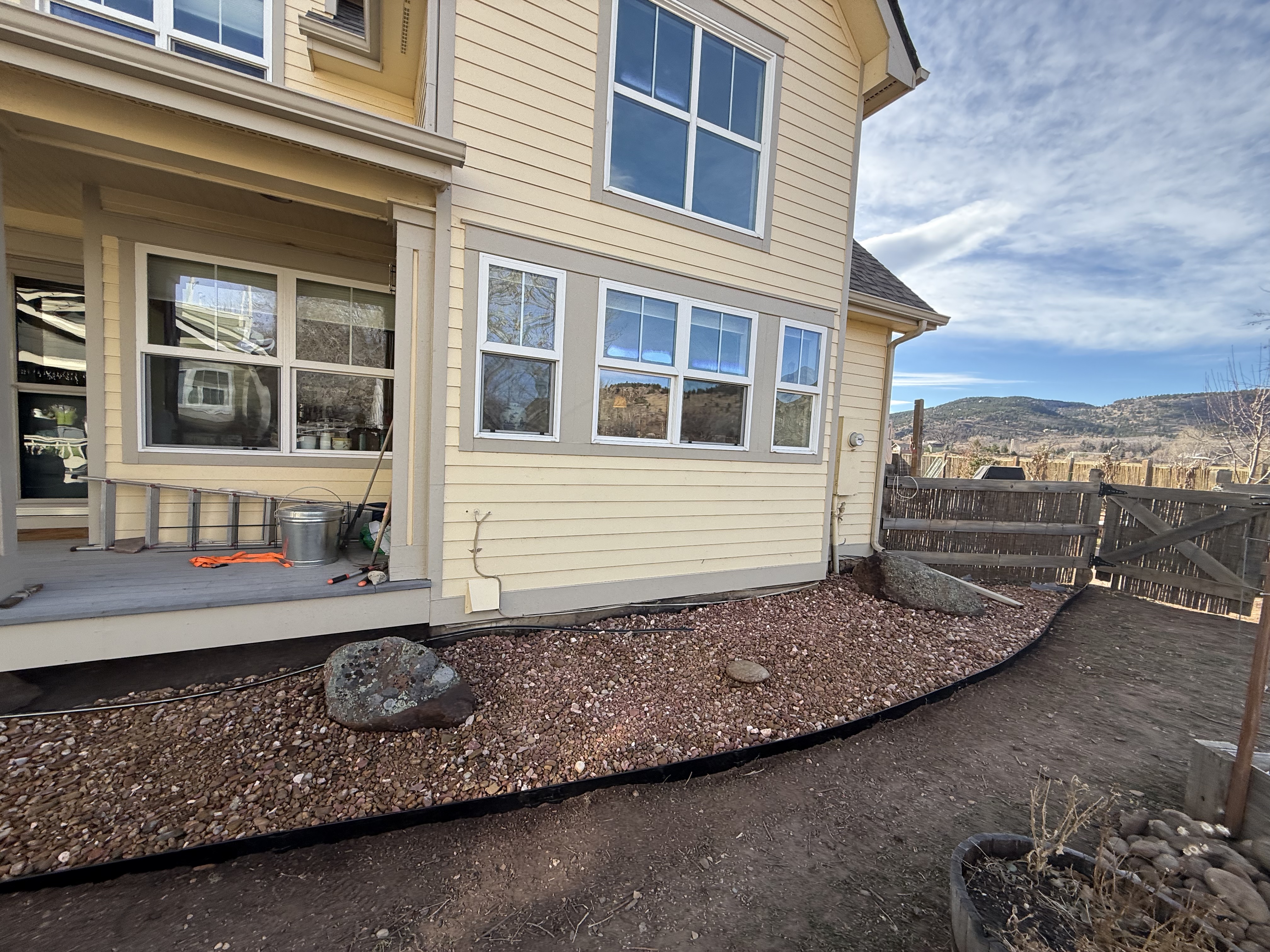 Wildfire mitigation defensible space